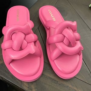 Worn once Coach Georgia sandals